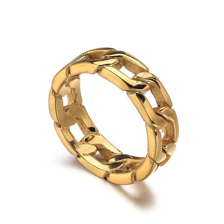 Elevate Your Look with the Modern Elegance of a Chain Link Ring